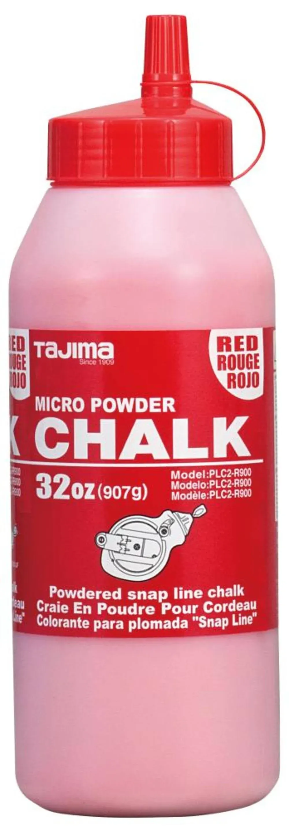 Tajima CHALK-RITE Ultra Fine Chalk 32 oz. Red