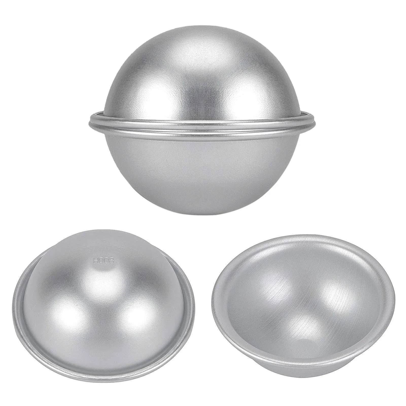 Yosoo Health Gear Hemisphere Cake Pan, Aluminum Half Ball Cake Mould, Hemisphere ...