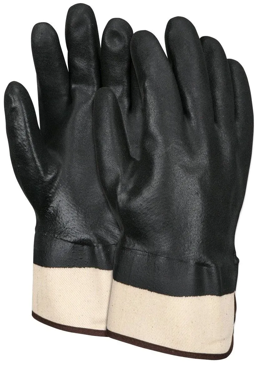 MCR Safety Chemical Resistant Gloves Black 6521SC