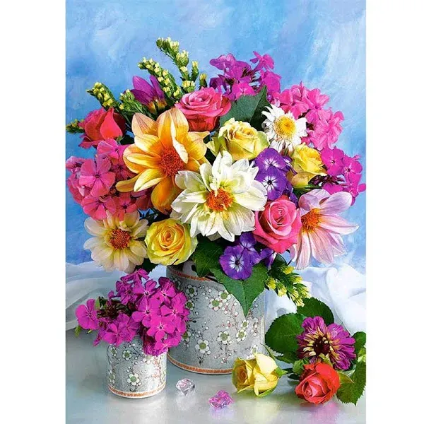 Mosaic Home Decor Gift Flower Sunflower Vase 5D Diy Diamond Paintings Cross Stitch Kit Rhinestone Full Square&Round Diamonds Online Embroidery ZC600 From Vanicete2, $5.91 | DHgate.Com