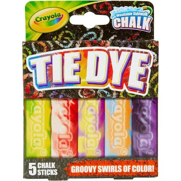 Crayola Tie Dye Chalk 5ct