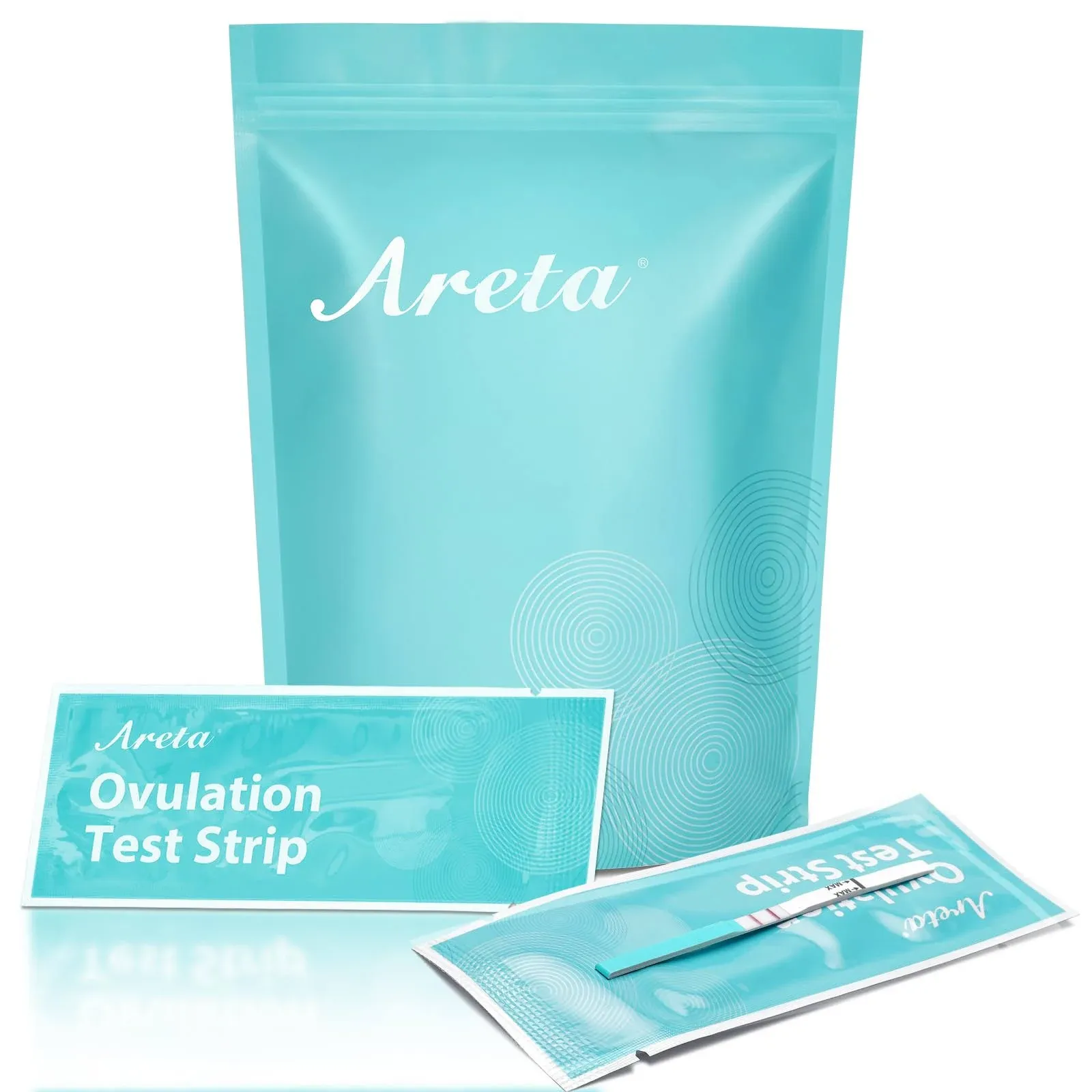 Areta 60 Ovulation Test Strips Kit: Accurate & Reliable for Women | Fast & Convenient Fertility Tracking | High Accuracy Ovulation Test Kit