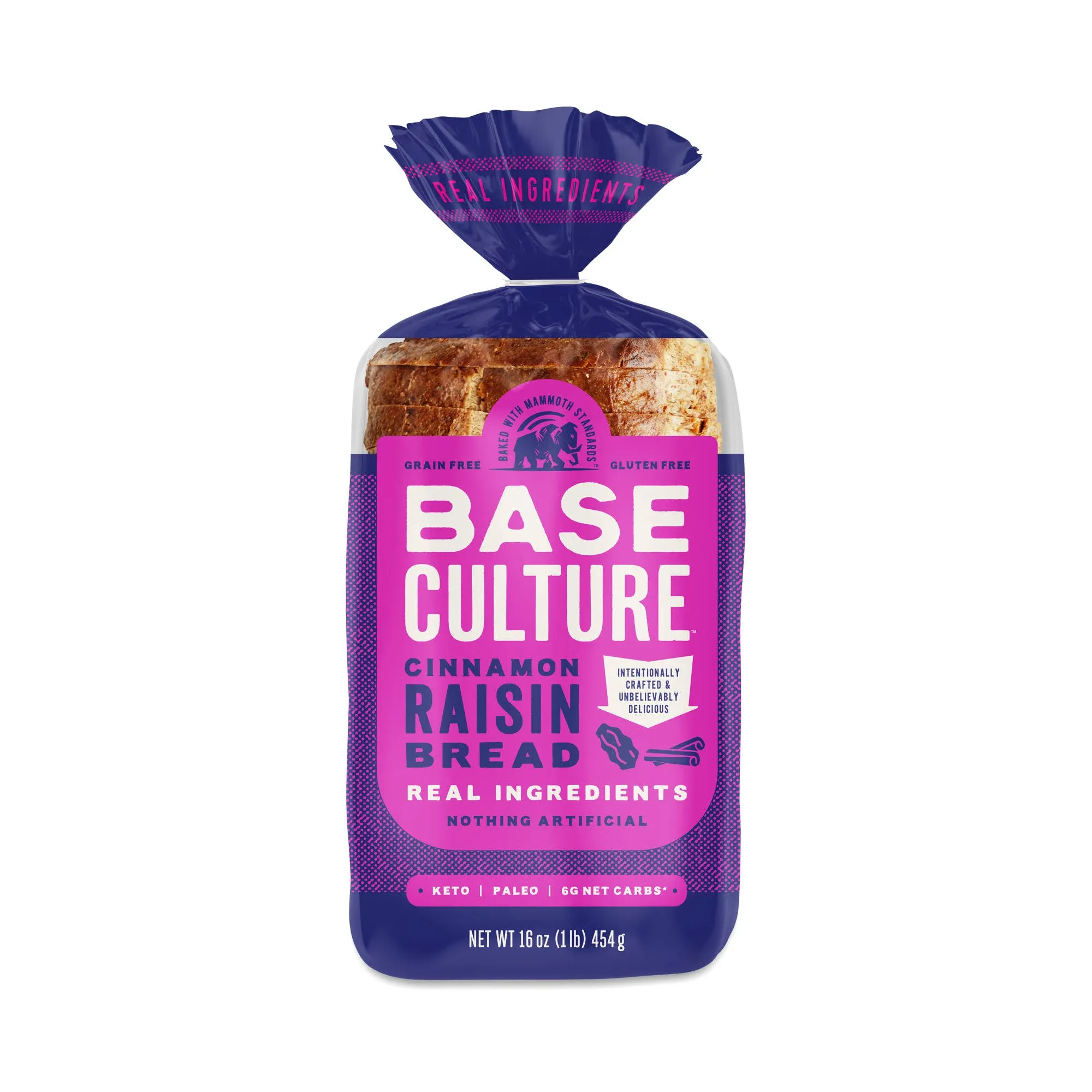 Base Culture Bread, Cinnamon Raisin - 16 oz