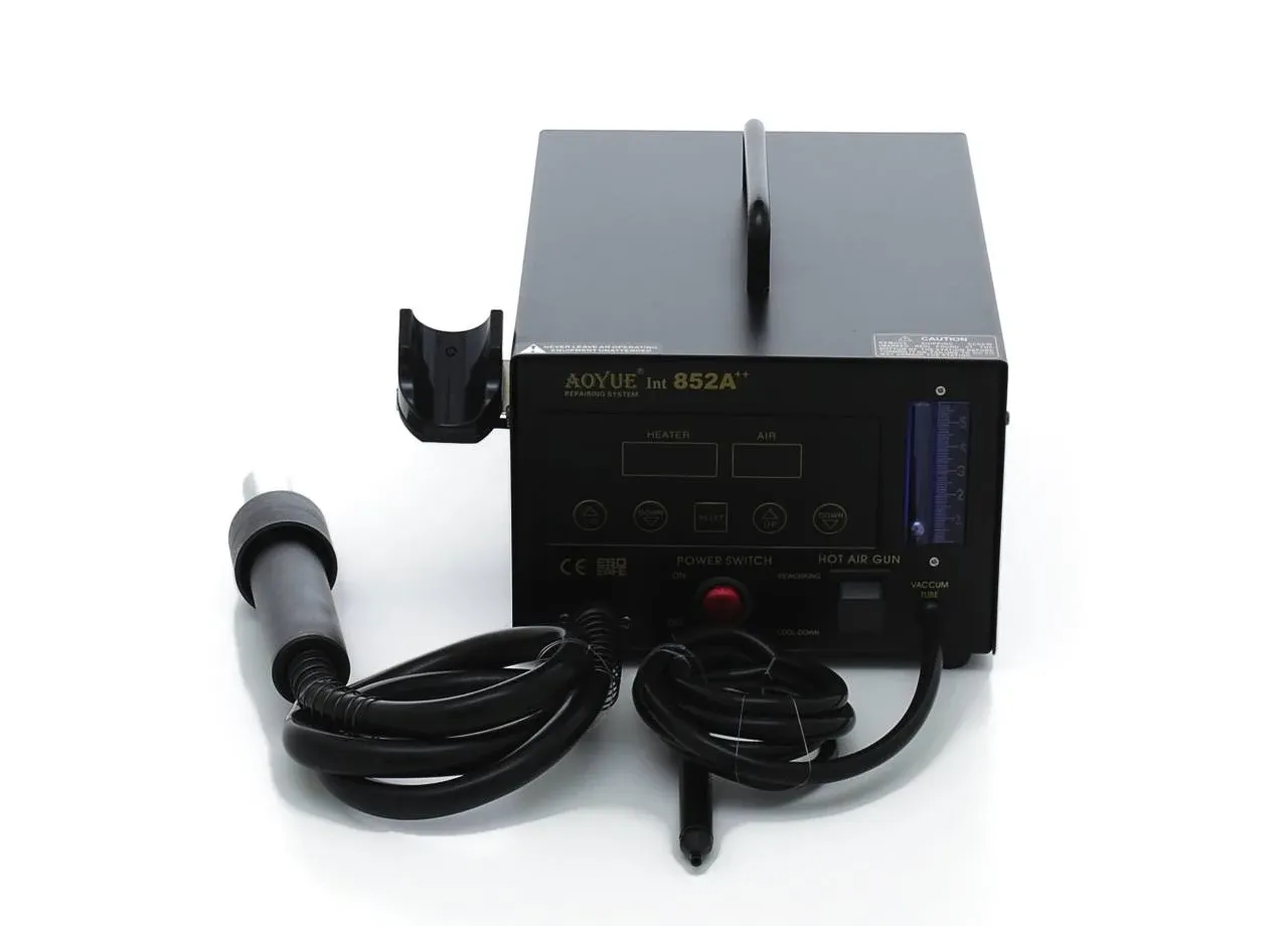 Aoyue 852A ++ Pro SMD Digital Hot Air Rework Station with Vacuum Pickup Tool