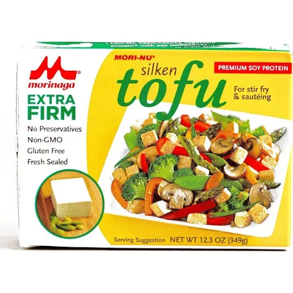 Mori-Nu Extra Firm Tofu 12.3 oz Each (2 Items per Order)