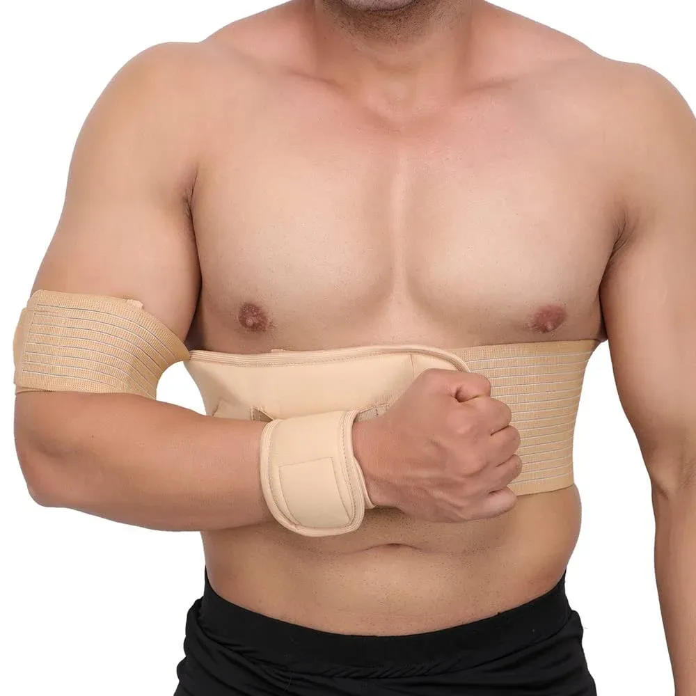 Arm and Shoulder Immobilization Brace - Left or Right – Adjustable Support and ...