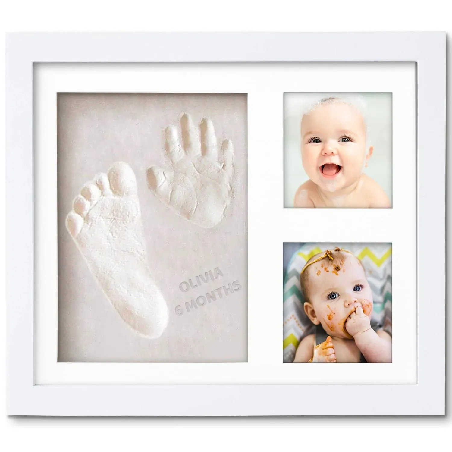 Baby Handprint and Footprint Kit | Keepsake For Newborn Boys &amp; Girls, Baby Girl