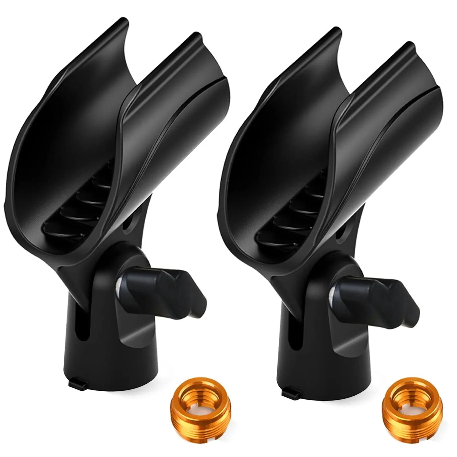 JCTRIWAY Universal Microphone Clip 2 Pcs