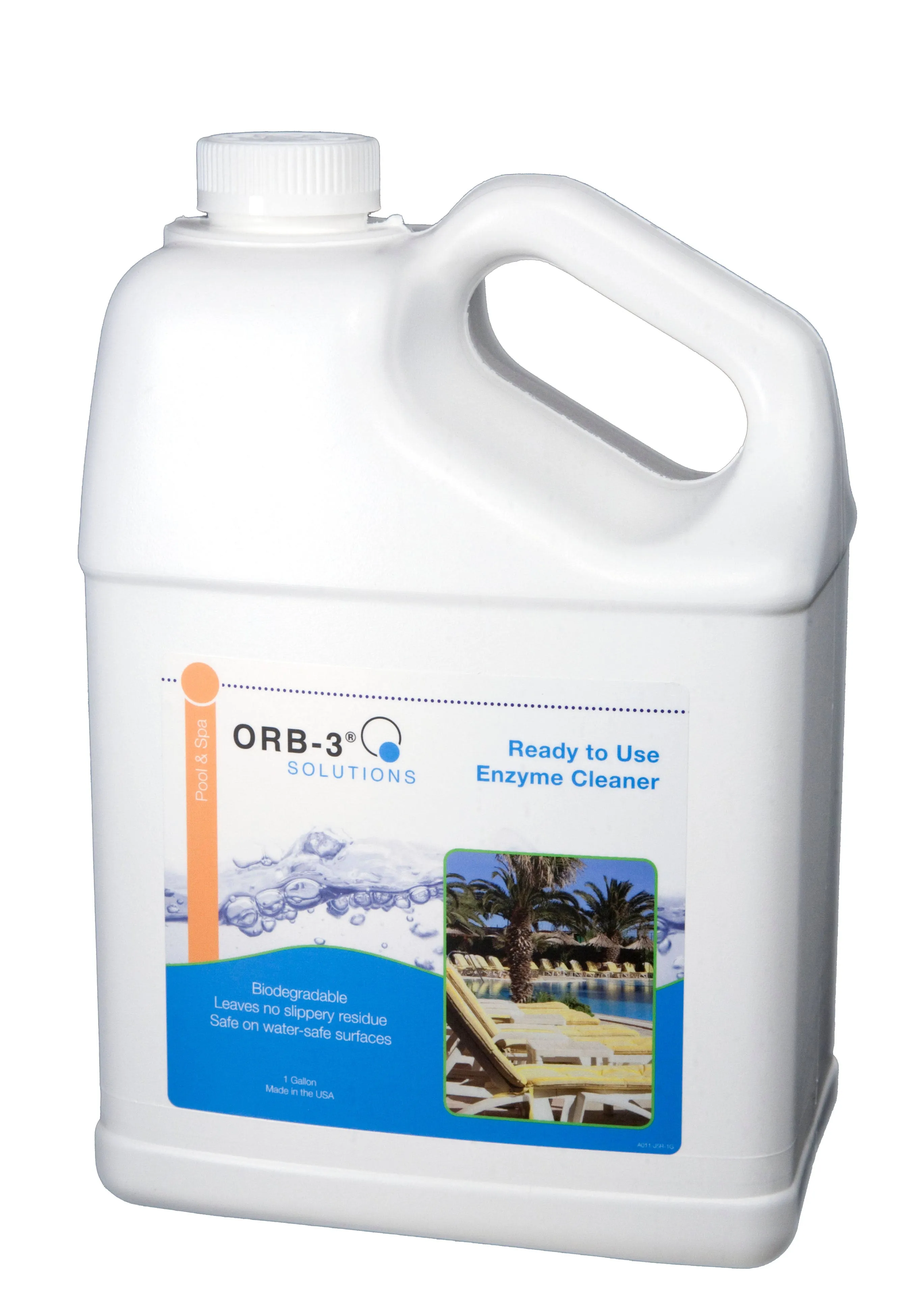 Orb 3 A011 J5R 1G 1 Gal Ready to Use Enzyme Cleaner Jug