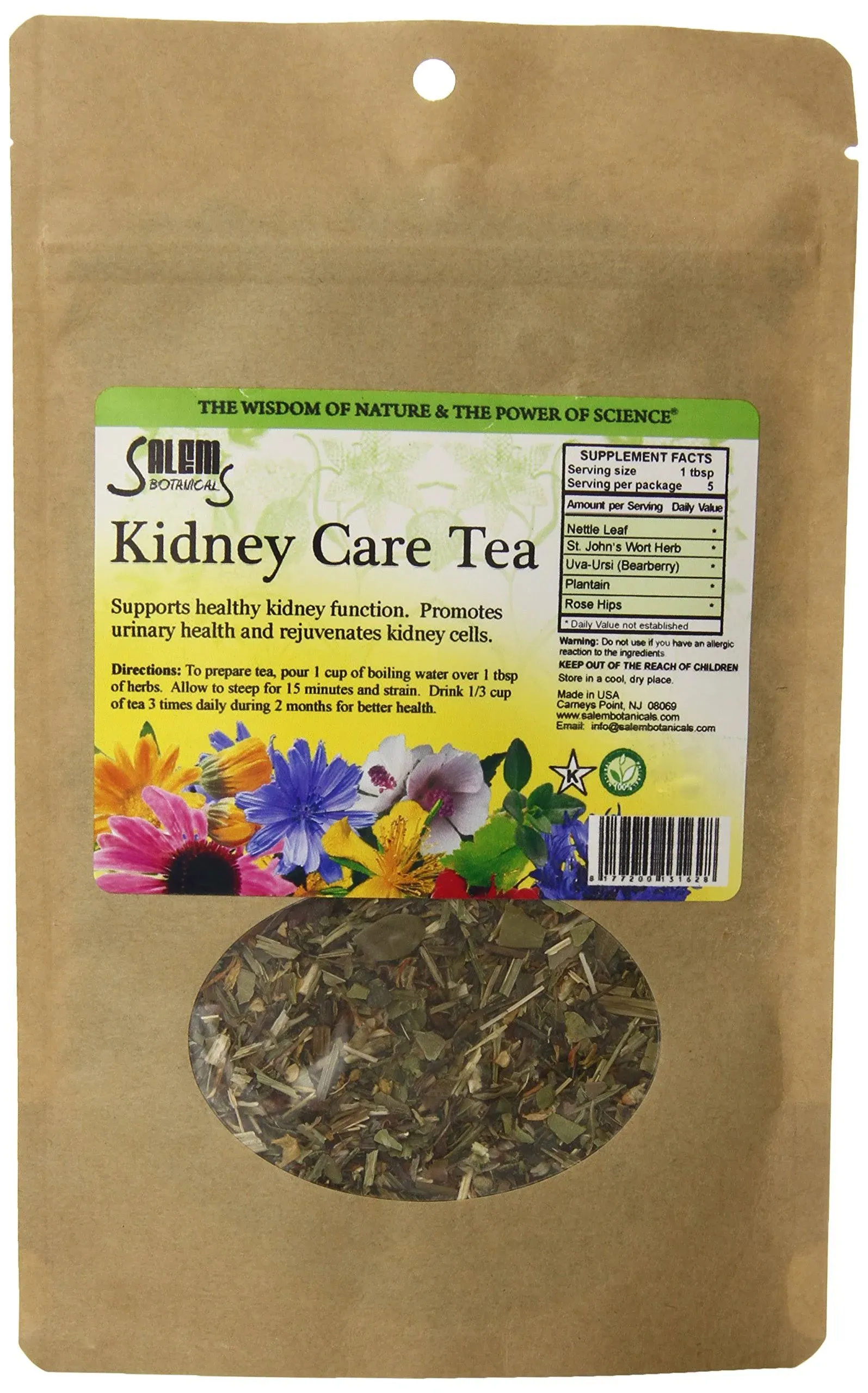 Salem Botanicals Kidney Care Tea, 1.8 Ounce