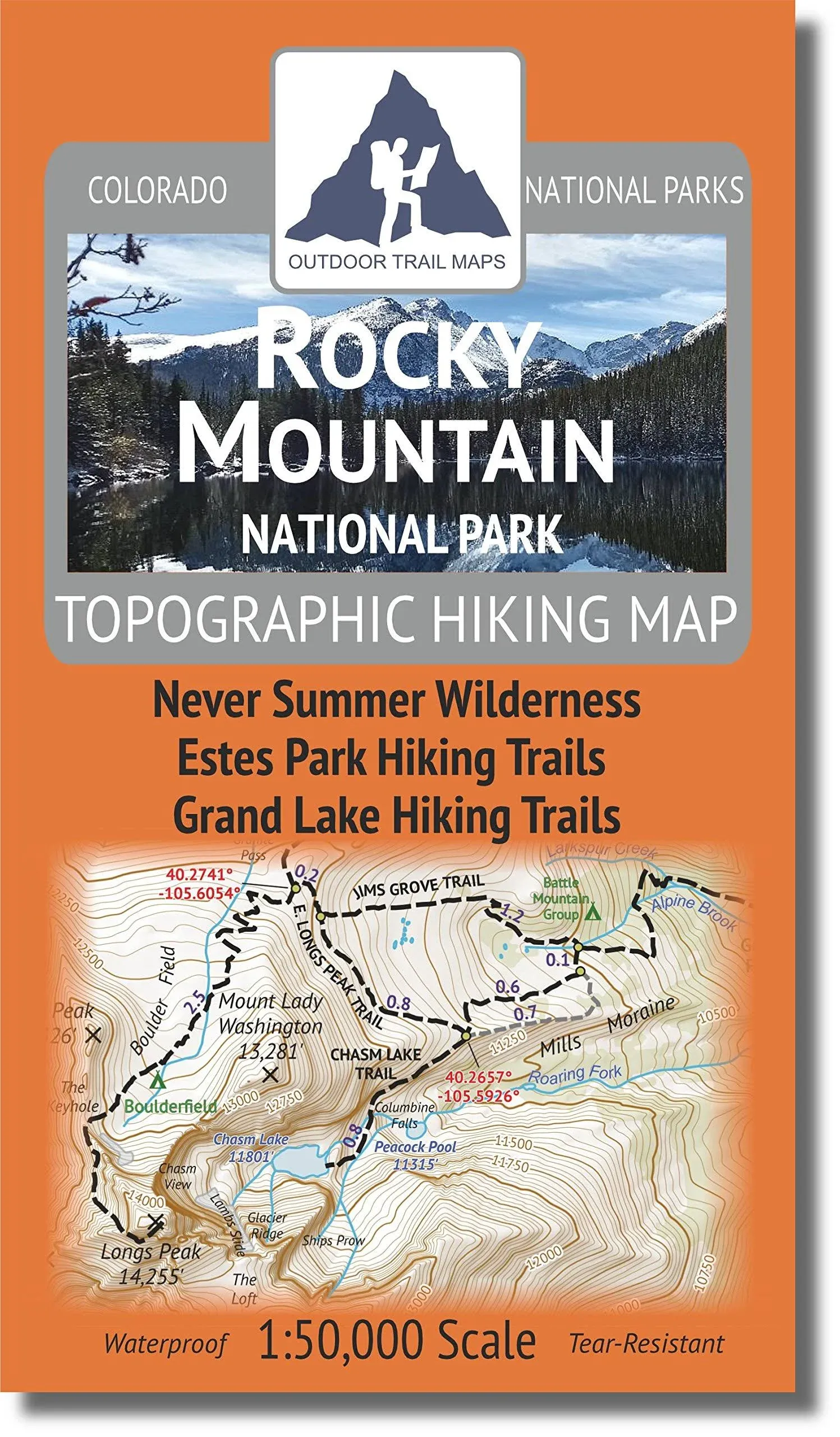 Rocky Mountain National Park: Never Summer Wilderness, Estes Park Hiking Trails ...