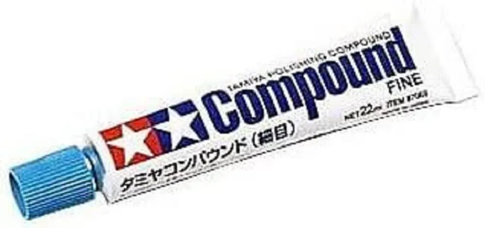 Tamiya 87069 Polishing Compound Fine 22ml for Wooden Card Plastic Model Kit