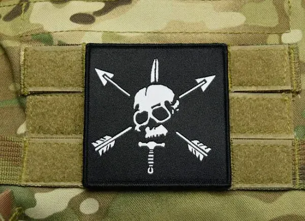 Special Forces Woven Morale Patch SFARTAETC Nous Defions CIF CQB Green Beret SF 3"x3"