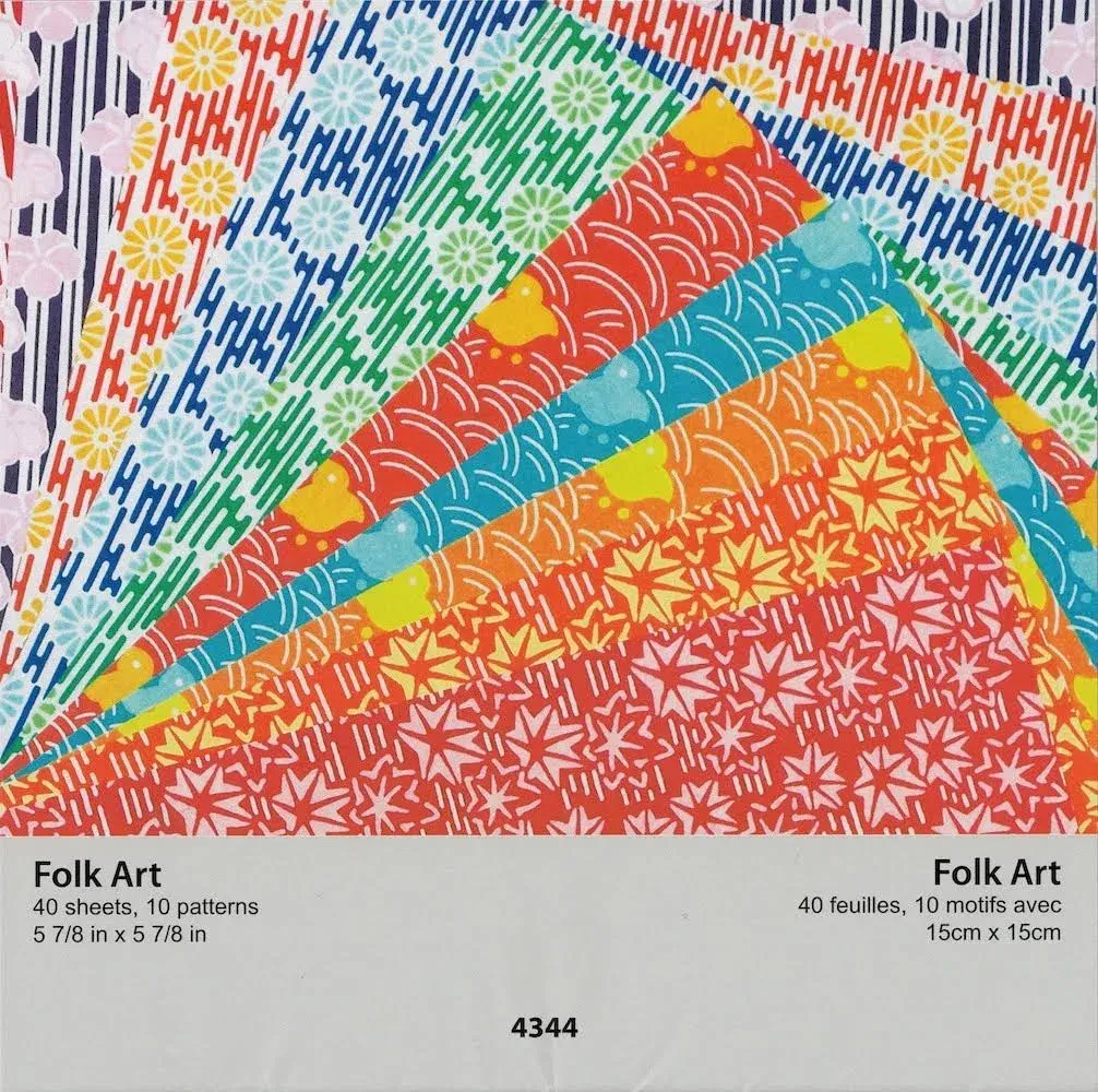 Folk Art Assortment Origami Paper