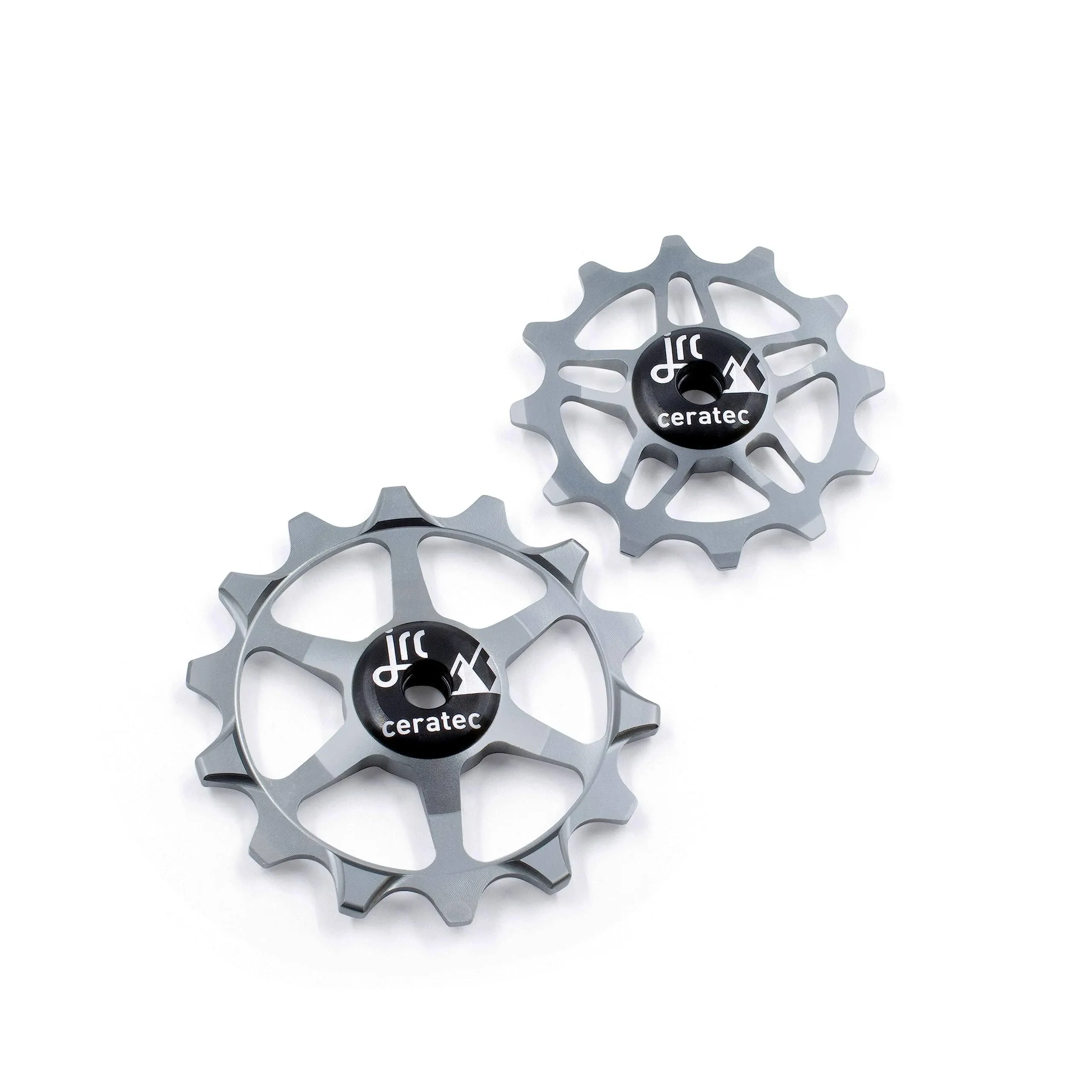 JRC Components Ceramic Derailleur Pulley Wheel | Pair of 14&12T Jockey Wheels Hybrid Ceramic Bearing - Road Bike Rear Derailleur Pulley Wheels | Hybr