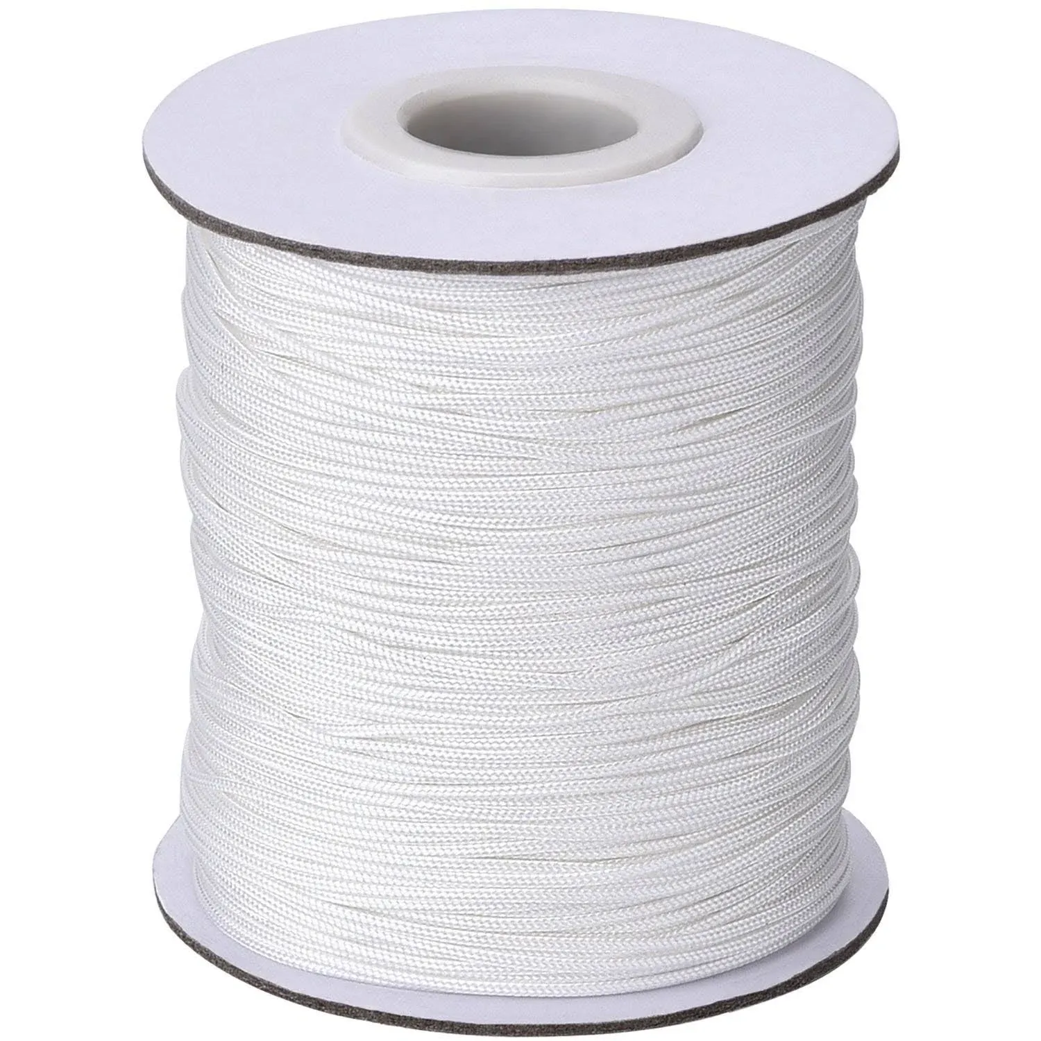 Outus 109 Yards/Roll White Braided Lift Shade Cord for Aluminum Blind Shade, Gardening Plant and Crafts (1.0 mm)