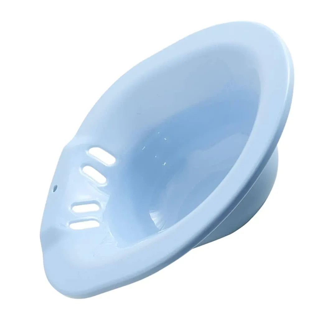 1PC Sitz Bath Toilet, Soaking Bath, 15.5*14.37in Over The Toilet Soaking Bath for Relief Pregnant Women Elderly Patient Care Basin Bathtub