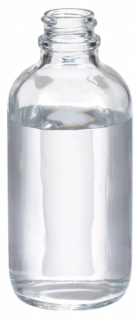 Wheaton W216832 Boston Round Bottle, Clear Glass, Capacity 4oz Without 22-400 White Polypropylene Poly-Vinyl Lined Screw Cap, Diameter 48mm x 112mm (Case Of 160)