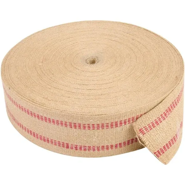 Red Jute Webbing 72 Yard Roll