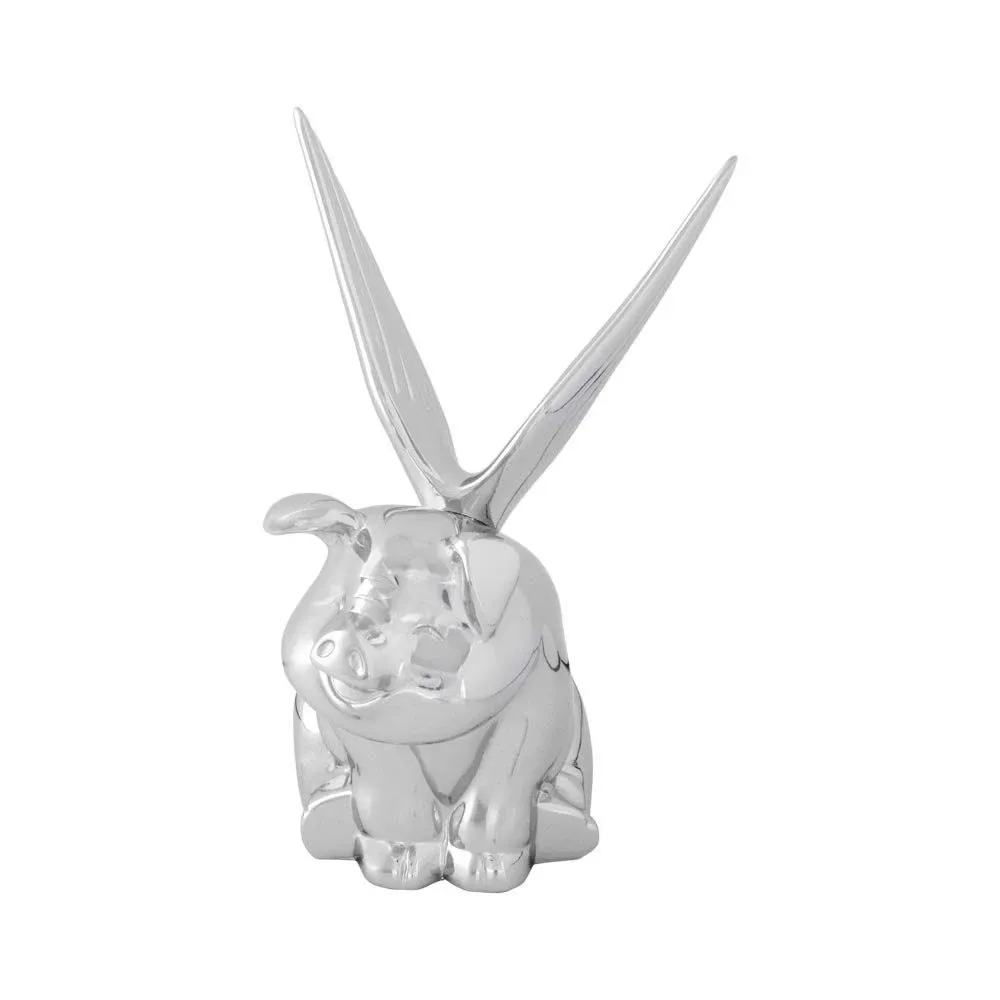 Flying Pig With Wings Hood Ornament | Chrome | Grand General