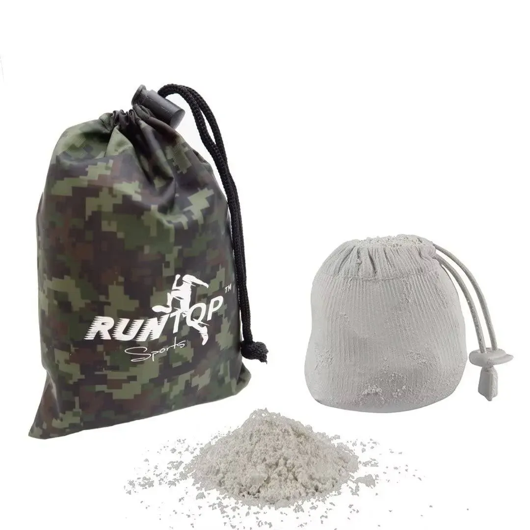 RUNTOP 2.4oz Refillable Magnesium Carbonate Gym Chalk Ball for Weight Lifting ...