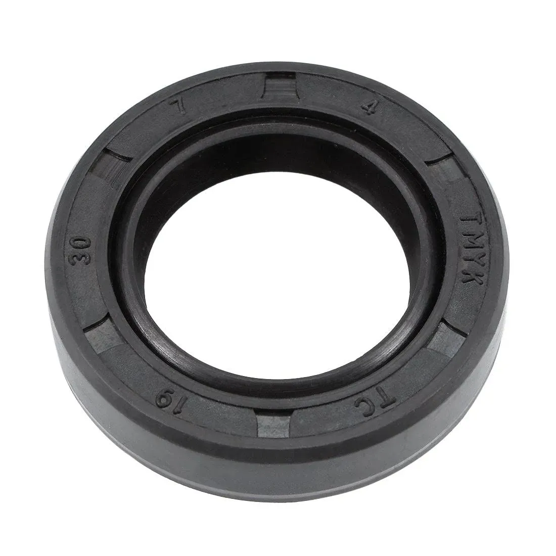 Oil Seal, TC 19mm x 30mm x 7mm, Nitrile Rubber Cover Double Lip