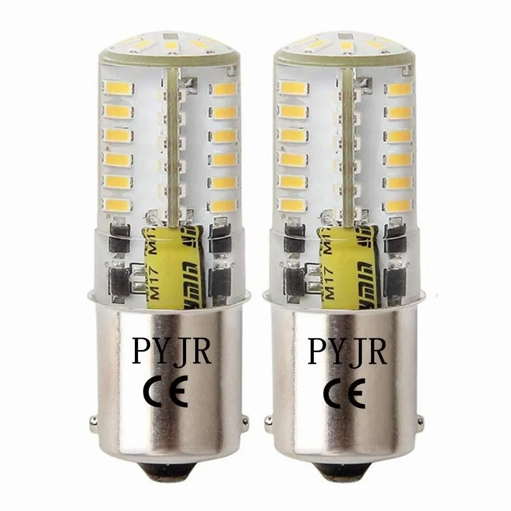 Pyjr Ba15S 1156 1141 1003 7506 12V Led Bulbs, Single Contact Bayonet Base, 5W Wa