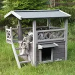 Aivituvin Outdoor and Indoor Cat House (Inner Space 5.2 sq.ft)