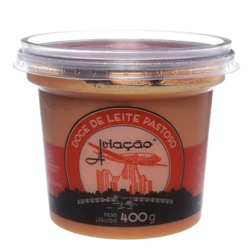 Caramel Dessert Topping - Doce de Leite Pastoso Aviacao Net WT 400g