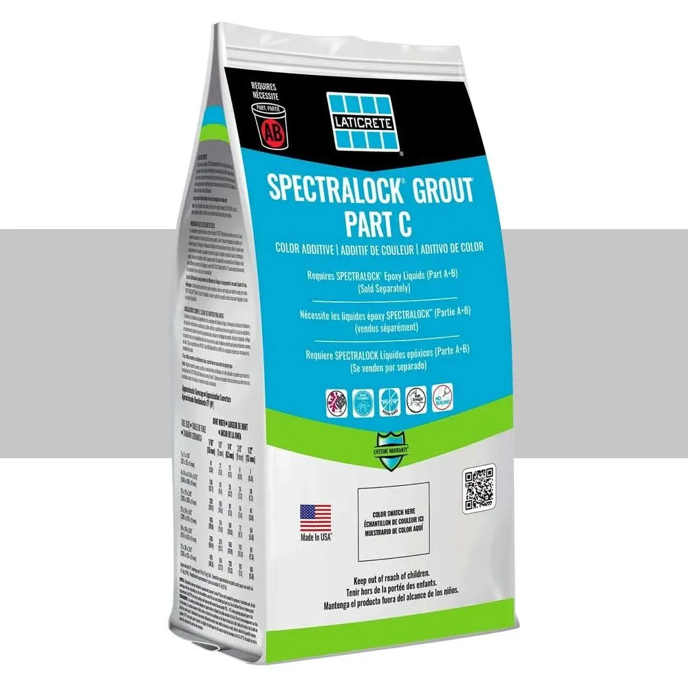 Laticrete SPECTRALOCK Grout Part C Powders - Smoke Grey / Mini