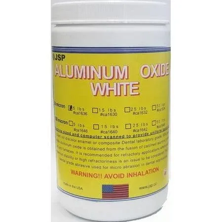 ALUMINIUM OXIDE, 5 LBS WHITE 50 Micro