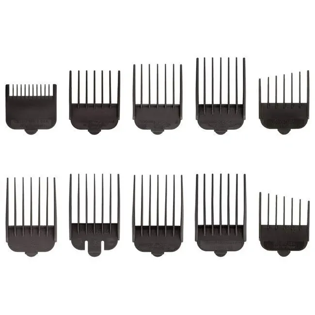 Wahl Hair Clipper Guide Comb Set Professional Cutting Guards, 10 Pieces