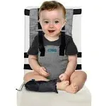 Baby Portable High Chair, Travel Booster Seat with Carry Bag by Vevoza- Travel High Chair for Toddlers with Adjustable Straps to Fit Any Chair Machine Wash Toddler Feeding/Eating Travel Seat Accessory