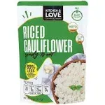 Kitchen & Love Riced Cauliflower 8 oz Pouch - 6ct Case