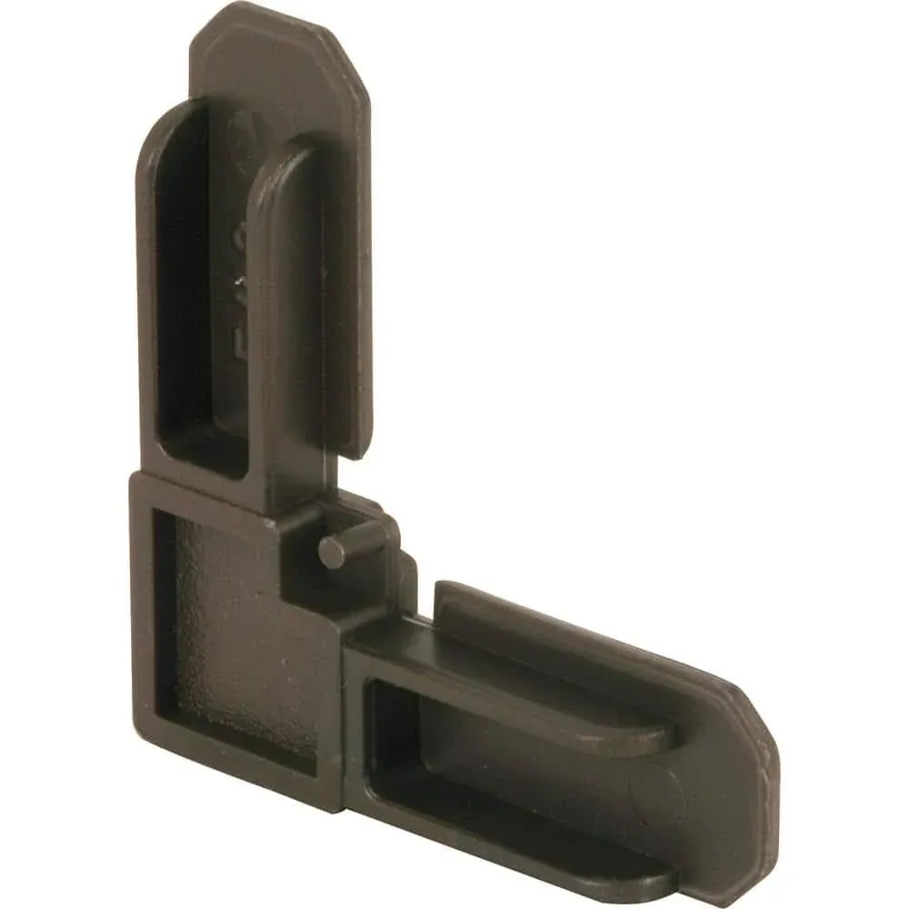 Prime-Line MP7728-50 Screen Frame Corner, 5/16 In. x 3/4 In., Bronze Plastic (50 Pack)