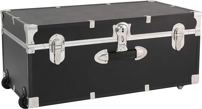 Seward Explorer 30" Trunk with Wheels & Lock, Black