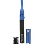 Remington MPT3700 WETech Waterproof Dual Blade Precision Trimmer, with Pivoting Head & Eyebrow Trimming Comb, Facial Hair Trimmer (Batteries Included)