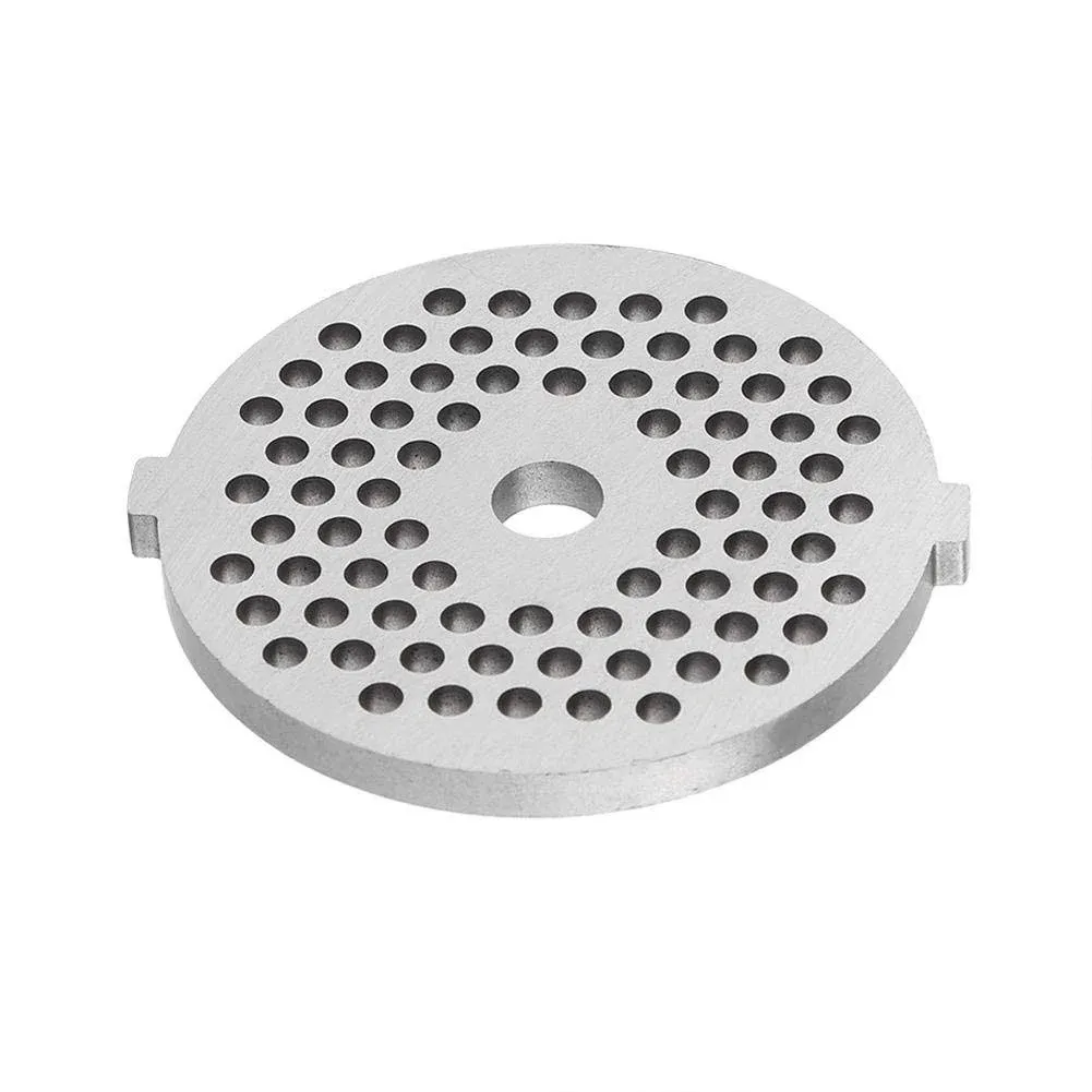 Stainless Steel Meat Grinder Plate Disc Knife Blades for Mixer and Chopper Attachment with Hole for Kitchen Accessory