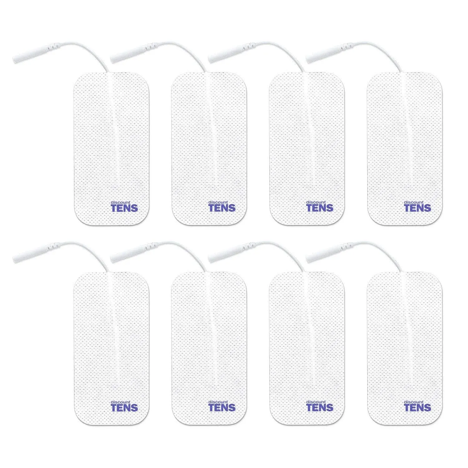 Tens Electrodes - Value Wired 2x4 Replacement Pads for Tens Units - 8 Tens Unit ...