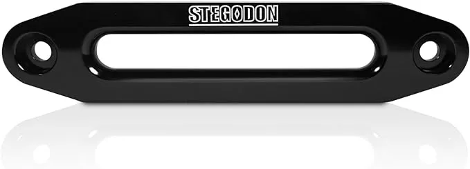 STEGODON Universal 10" Aluminium Winch Hawse Fairlead Black Finish Cast Iron for ...