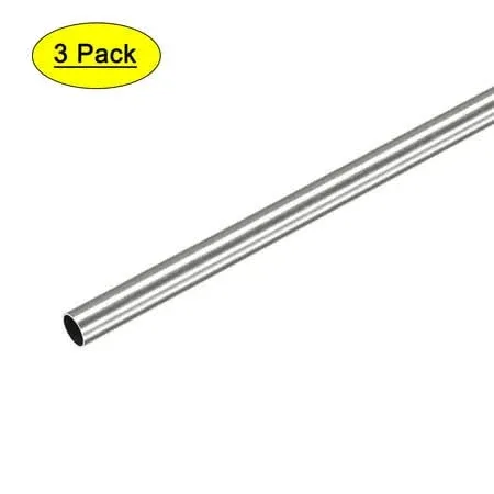 Uxcell 7mm OD 0.5mm Wall Thickness 300mm Length 304 Stainless Steel Tube 3 Pack ...