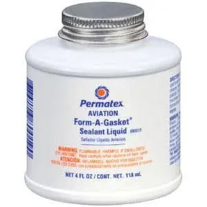 Permatex 80632 Thread Sealant with PTFE, 4 oz. , White