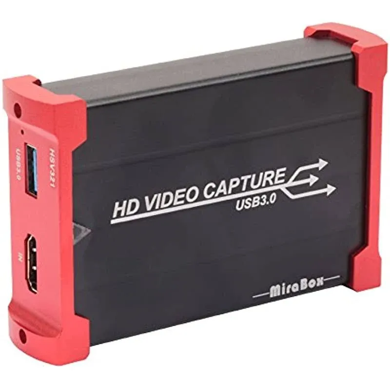 Mirabox Game Capture - HSV321 4K in 1080p@60fps Yuy2 Capture Out HDMI to USB3.0 ...