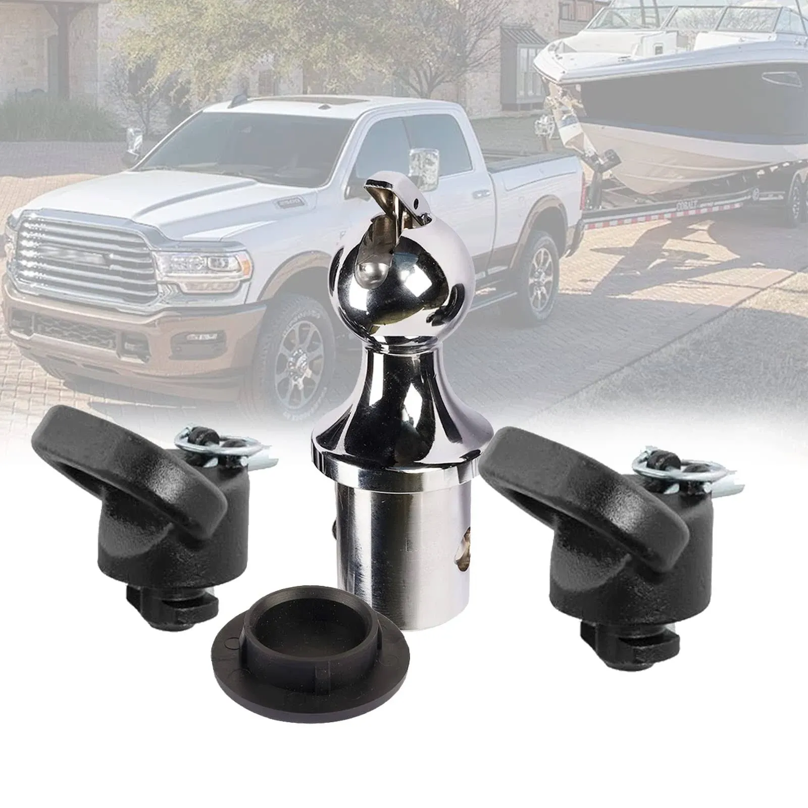 Flynsu 60638 Gooseneck Hitch Kit 2-5/16&#039;&#039; Gooseneck Ball 30,000 lbs GTW Repla...