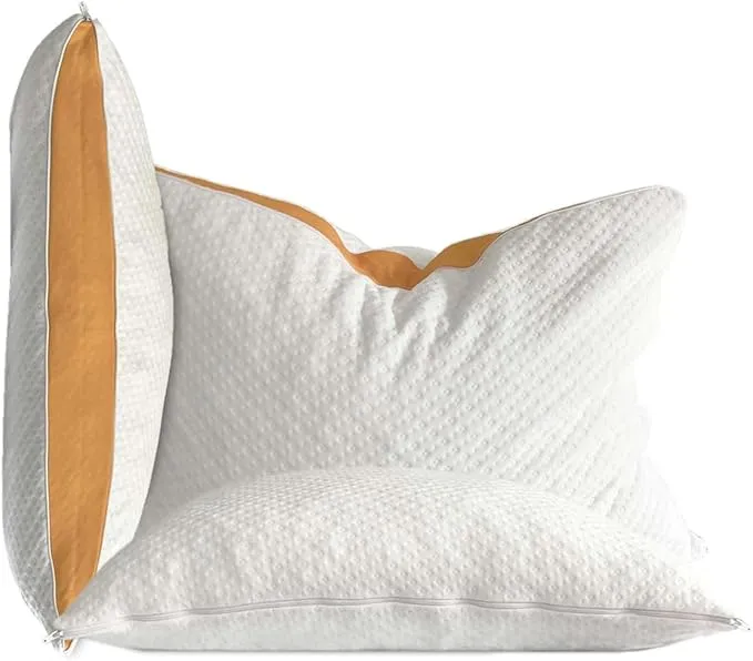 JUVEA Edit - Shredded Talalay Latex Queen Pillow. 3 in 1 Firmness Adju