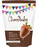 ChocoMaker Milk Chocolate Flavored Fondue and Fountain Dipping Candy, 2 lbs, Glu