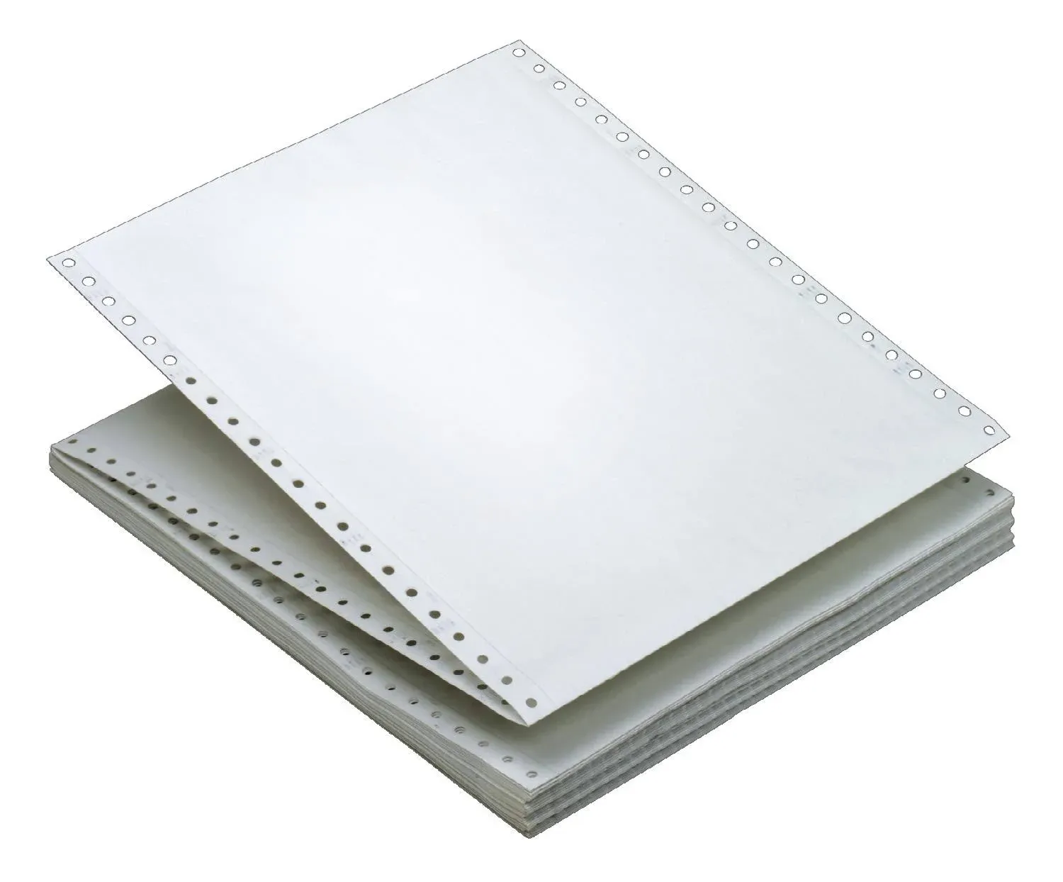 TOPS Continuous Computer Paper, 2-Part Carbonless, Removable 0.5 Inch Margins, 9.5 x 11 Inches, 1650 Sheets, White (5516)