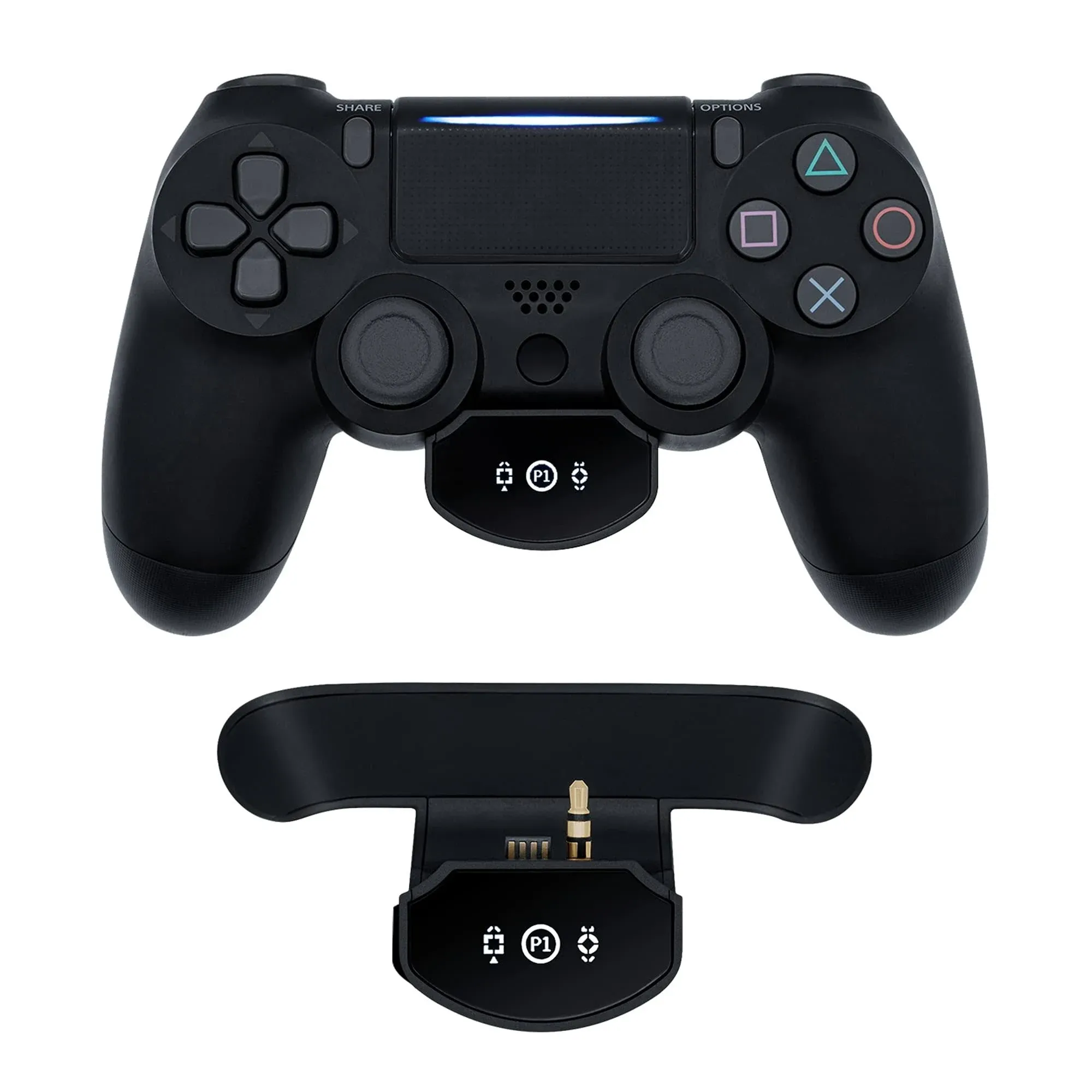 Back Button Attachment with OLED Display for PS4 Controller