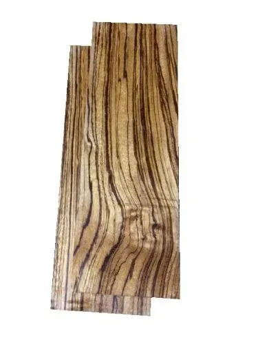 White's Woods Zebrawood Lumber 3/4"x4"x12" (2 Pack)