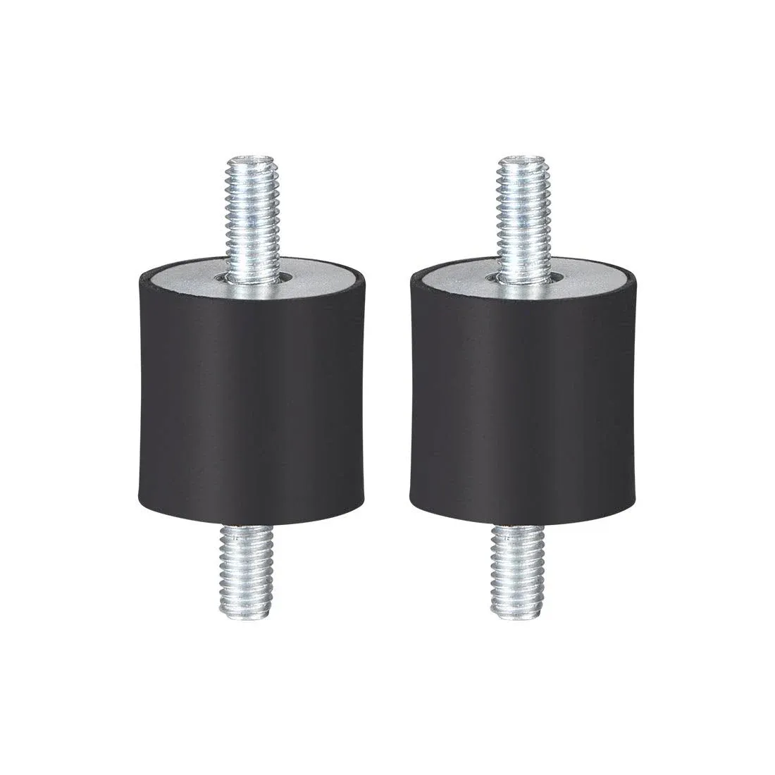 Unique Bargains D20 x H20 Rubber Vibration Isolator Mounts Shock Absorber with M5  x 11mm Studs 2pcs